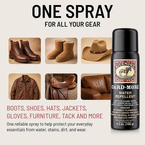 Gard-More Water & Stain Repellent, Leather & Suede Protector Spray