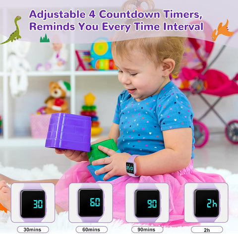 BEN NEVIS Potty Training Watch, Digital Toddler Watch with Countdown/Music/Alarm Clocks/Vibration Reminder and Waterproof, Remind Toddler to Go to The Toilet
