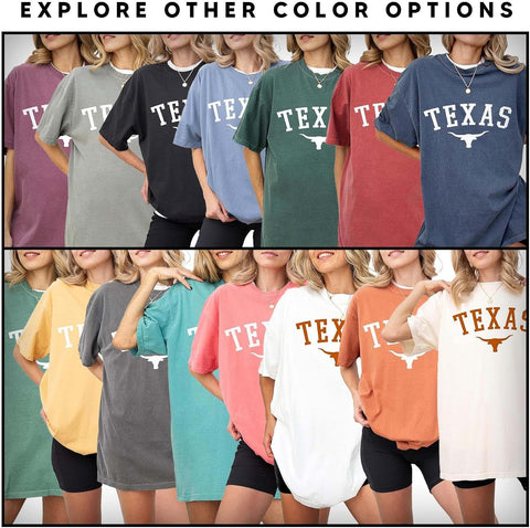 Texas State Pride T-Shirt Vintage Graphic Casual Tee