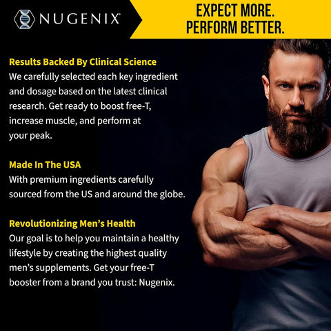 Nugenix Total-T Ultimate, Advanced Testosterone Booster for Men, 120ct