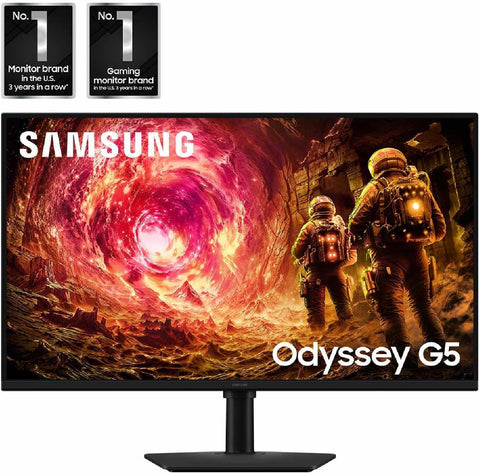 Samsung 27” Odyssey G5 (G50F) Series QHD Gaming Monitor