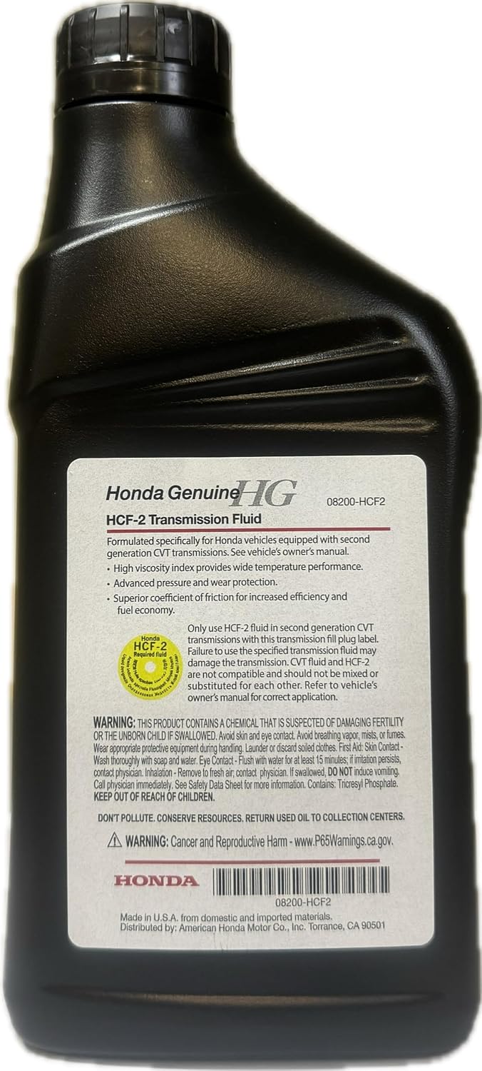 Honda 08200-HCF2 HCF-2 Transmission Fluid (1 Quart) (5)