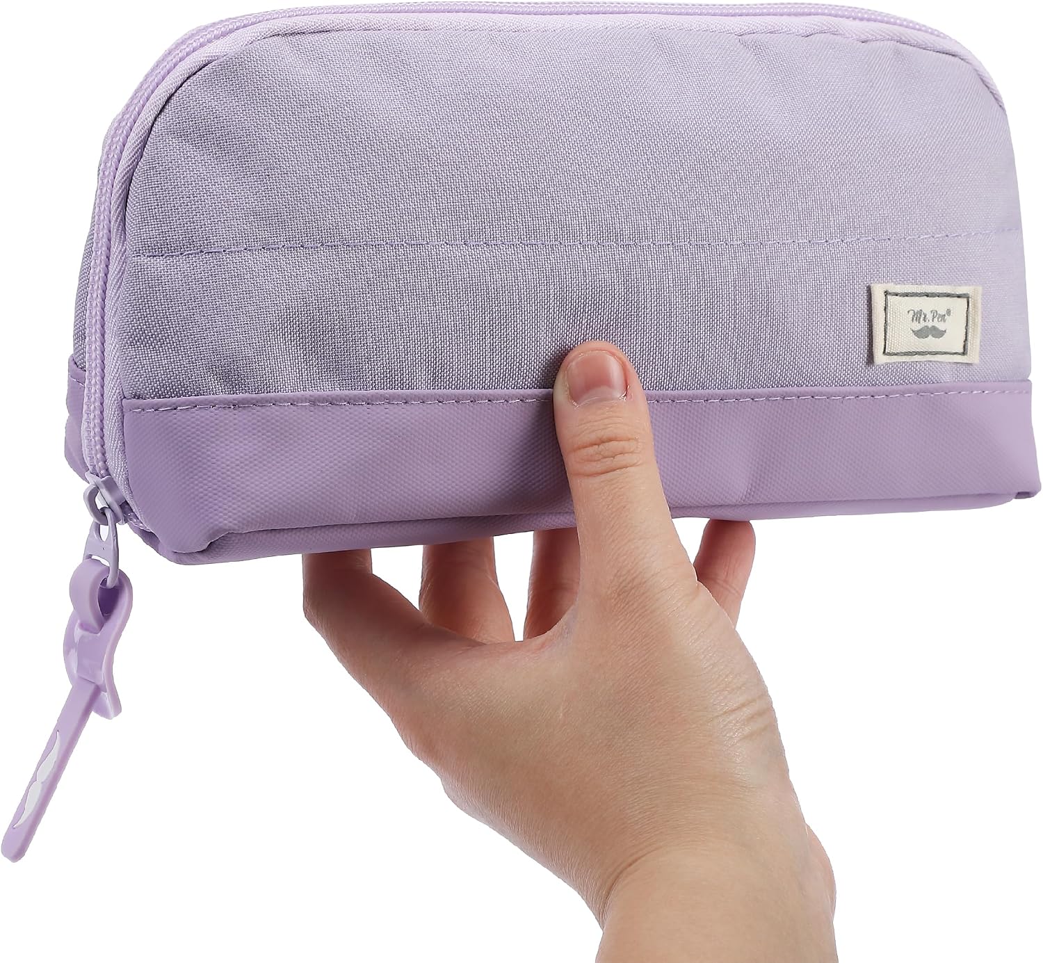 Mr. Pen- Wide-Opening Pencil Case, Triangle Design
