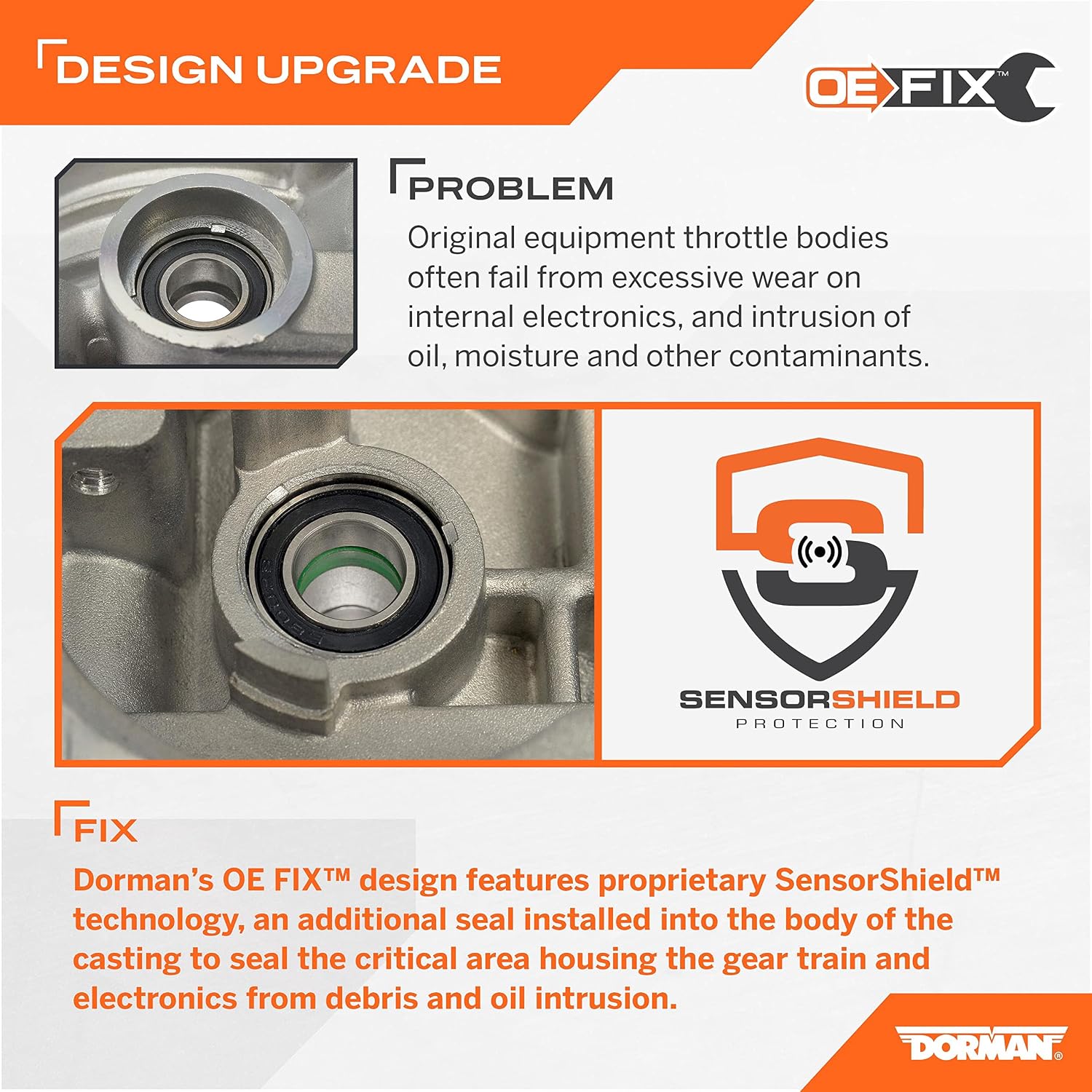 Dorman 977-300 Throttle Body Assembly Compatible with Select Ford / Lincoln / Mercury Models (OE FIX)