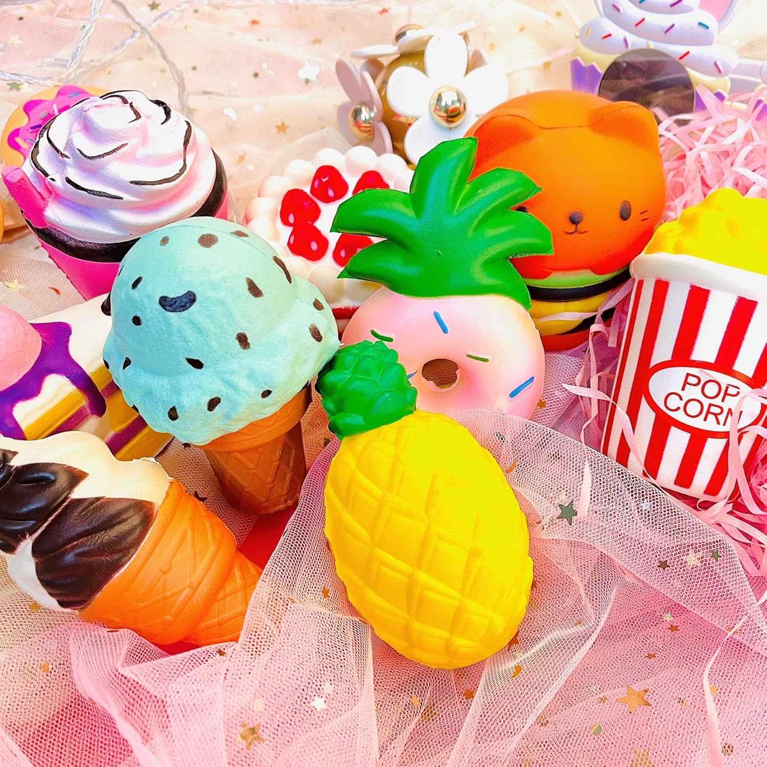 YOYI Slow Rising Squishy Toys, Jumbo Food Squishies Set