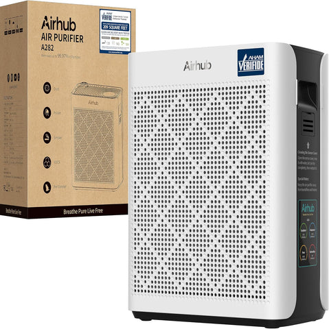 Air Purifiers for Home Bedroom Large Room Up to 1092 Ft² 1Hr AHAM Verified