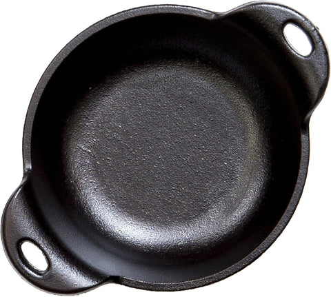 Lodge HMSB Heat Enhanced and Seasoned Cast Iron Mini Serving Bowl, 12-Ounce