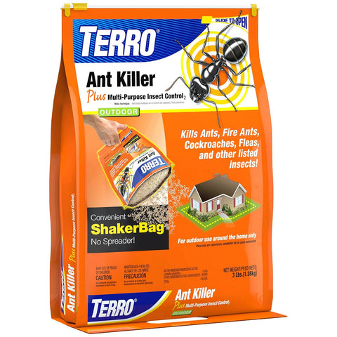 TERRO Ant Killer Plus Multi-Purpose Insect Control, 3 lb Shaker Bag