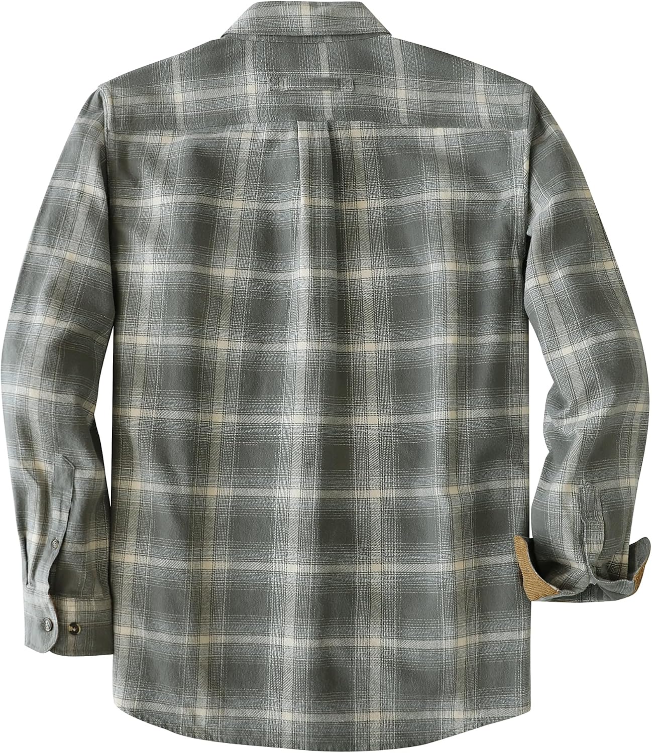 Dubinik® 6 oz Flannel Shirt for Men Plaid Cotton Brushed Utilit Casual