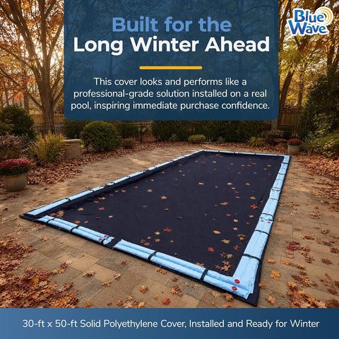 Blue Wave Arctic Armor 30x50-ft Rectangular In-Ground Pool Winter Cover