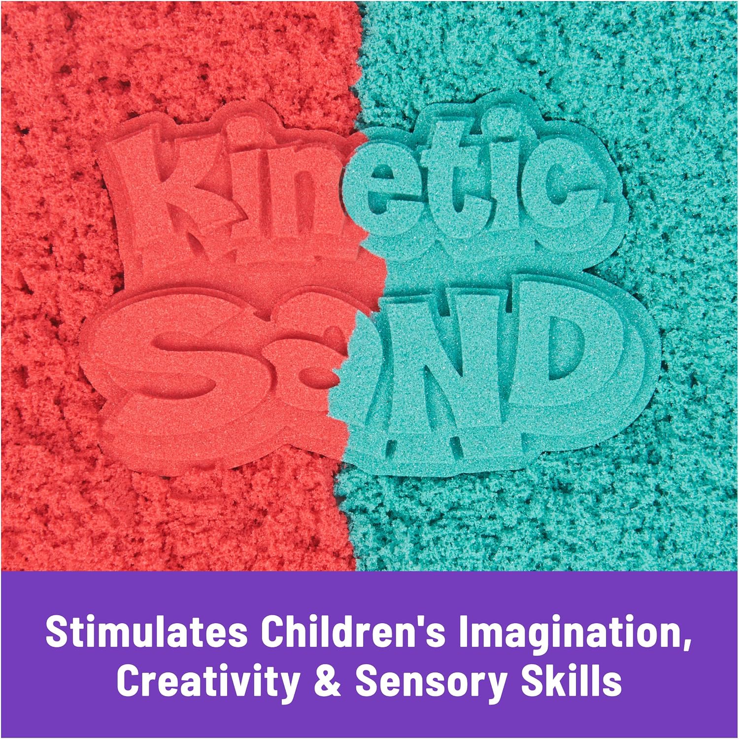 Kinetic Sand Mold n' Flow Set, Moldable Play Sand Sensory Toys, Ages 3+
