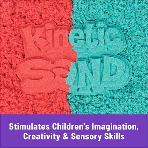 Kinetic Sand Mold n' Flow Set, Moldable Play Sand Sensory Toys, Ages 3+