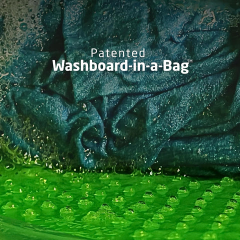 Scrubba Wash & Dry Kit Patented Washboard-in-a-Bag™ Travel Laundry System