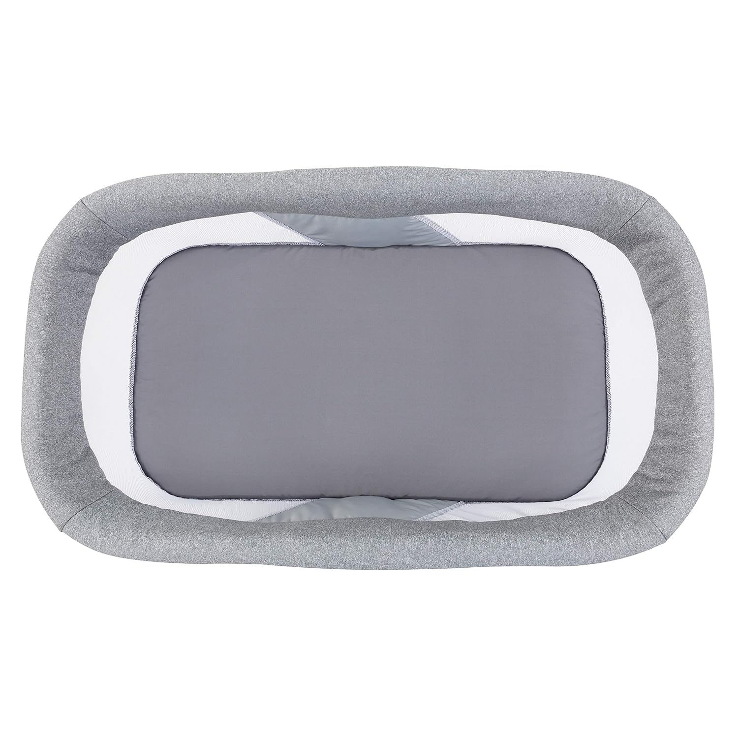 Baby Trend Quick-Fold 2-in-1 Rocking Bassinet, Shadow Stone Gray