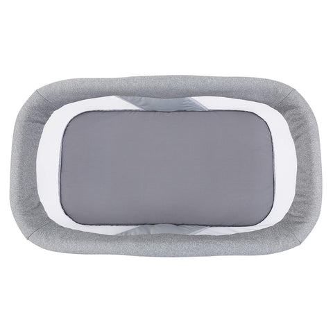 Baby Trend Quick-Fold 2-in-1 Rocking Bassinet, Shadow Stone Gray