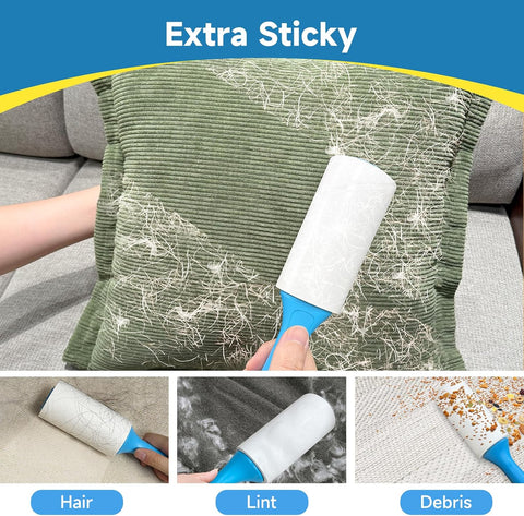 Swihauk 1200 Sheets Extra Sticky Lint Rollers for Pet Hair
