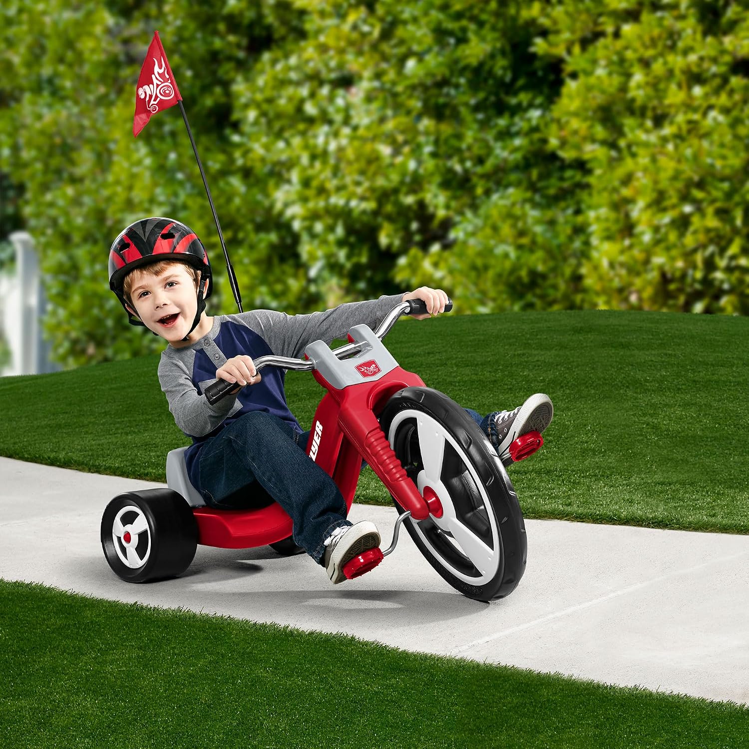 Radio Flyer Big Flyer Sport, for Kids 3-7, Tricycle for Kids