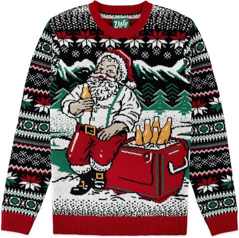 The Ugly Sweater Co. Ugly Christmas Sweater for Holiday Fun Tacky Unisex Design, Perfect Snug Fit Breathable Crewneck