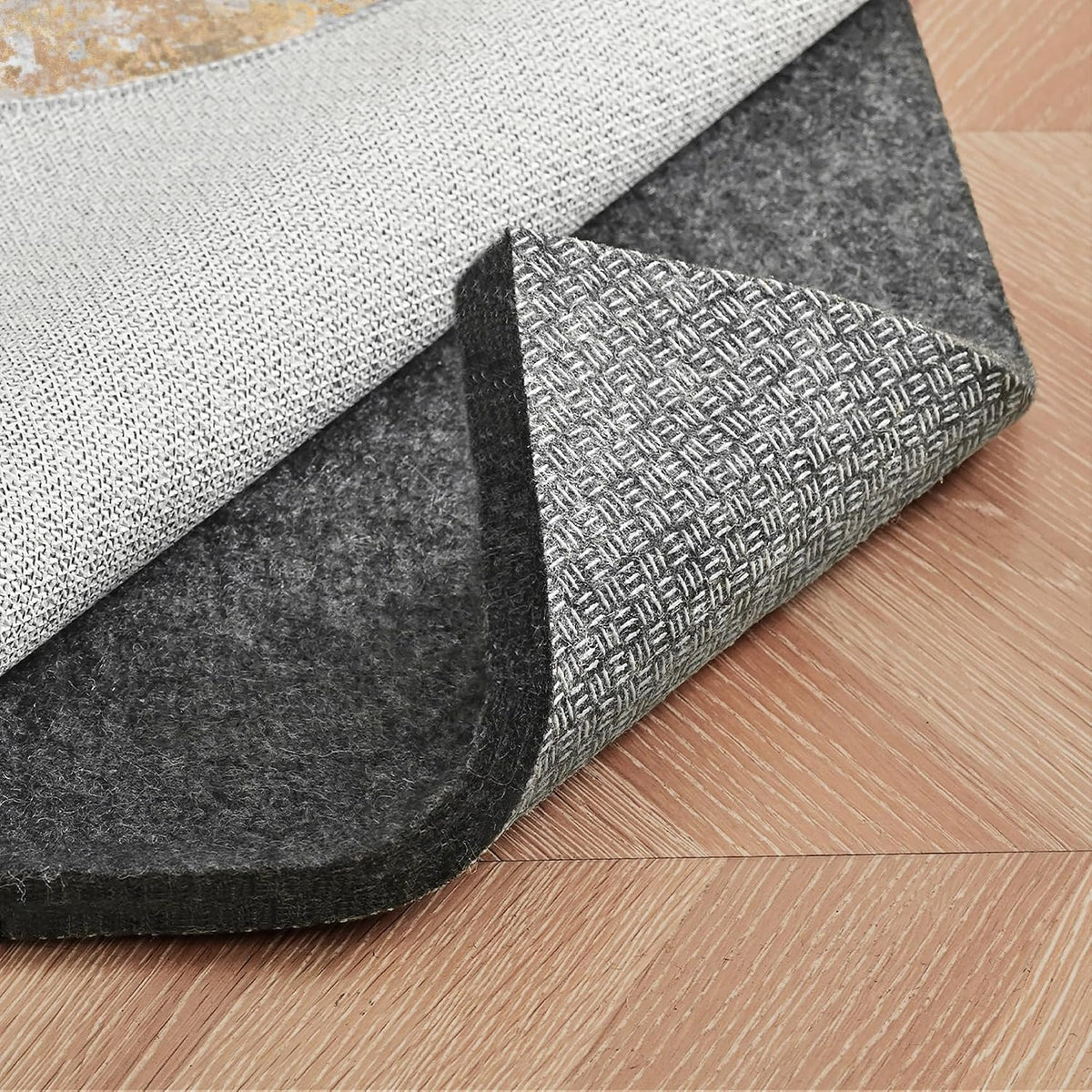 9x12 Non Slip Rug Pad Gripper, 1/4" Thick Cushioned Carpet Pads