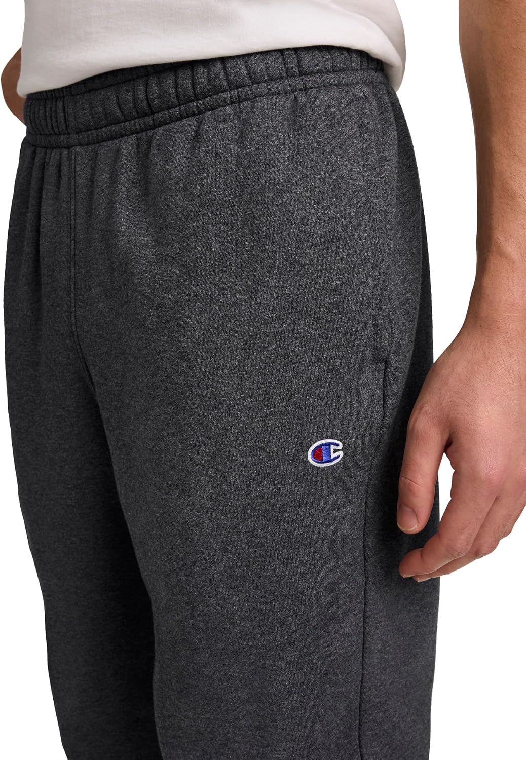 Champion Men's Graphic Fleece Joggers Sweatpants, Standard Fit, Midweight Fleece, Classic Script Logo