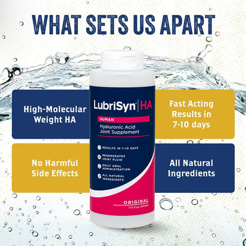 LubriSyn HA Human Liquid Hyaluronic Acid Joint Supplement 3 Pack, 11.5 oz