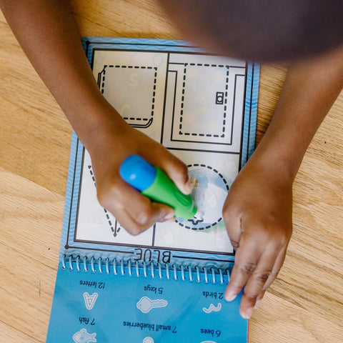 Melissa & Doug On The Go Water Wow! Reusable Water-Reveal Activity Pad - Colors, Shapes