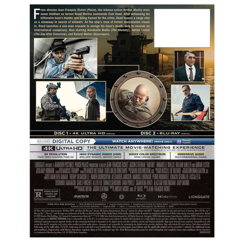 MUTINY (2026) 4K + BLURAY + DIGITAL STEELBOOK AMZ EXCLUSIVE