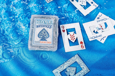 Hoyle Waterproof Clear Plastic Playing Cards 1 Deck Outdoor Pool