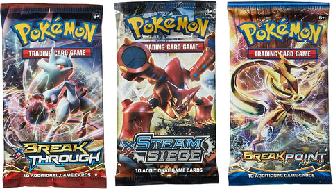 Pokémon TCG 3 Booster Packs, 30 Cards Total, 100% Authentic, Random Rares & Holofoils, 3 Blister Packs