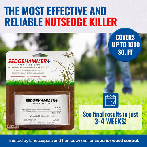 Sedgehammer Plus Turf Herbicide, Purple & Yellow Nutsedge Killer, 6pk