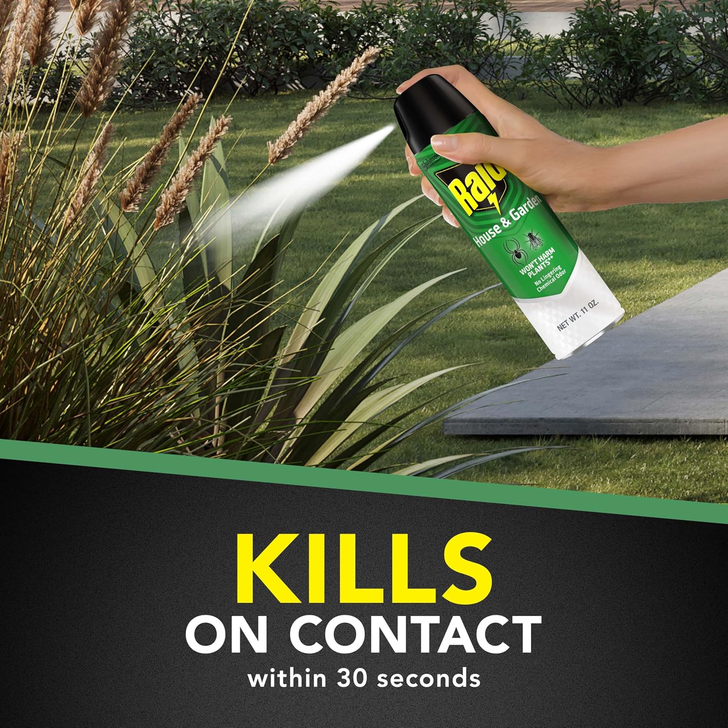 Raid House & Garden Insect Killer Bug Spray, Orange Breeze, 11 oz