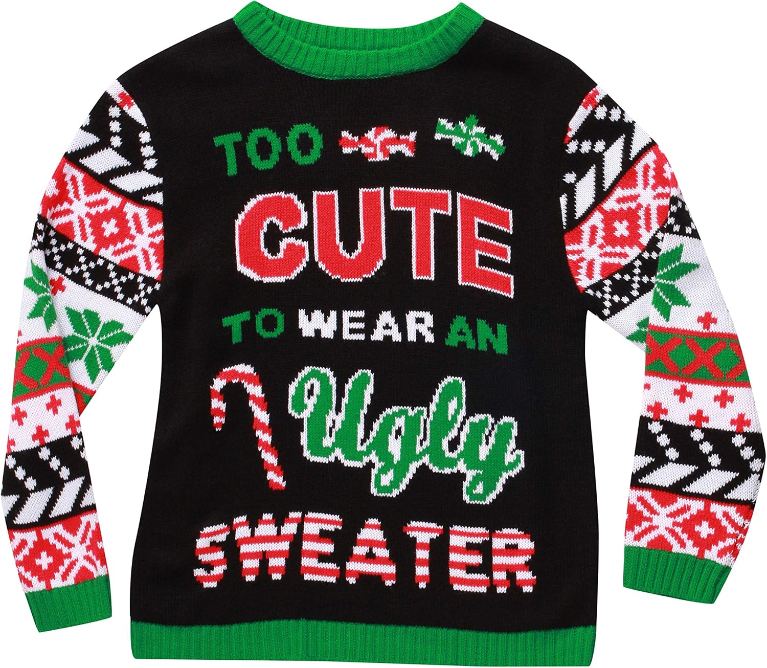 #followme Ugly Christmas Sweater for Girls Holiday Party Outfit