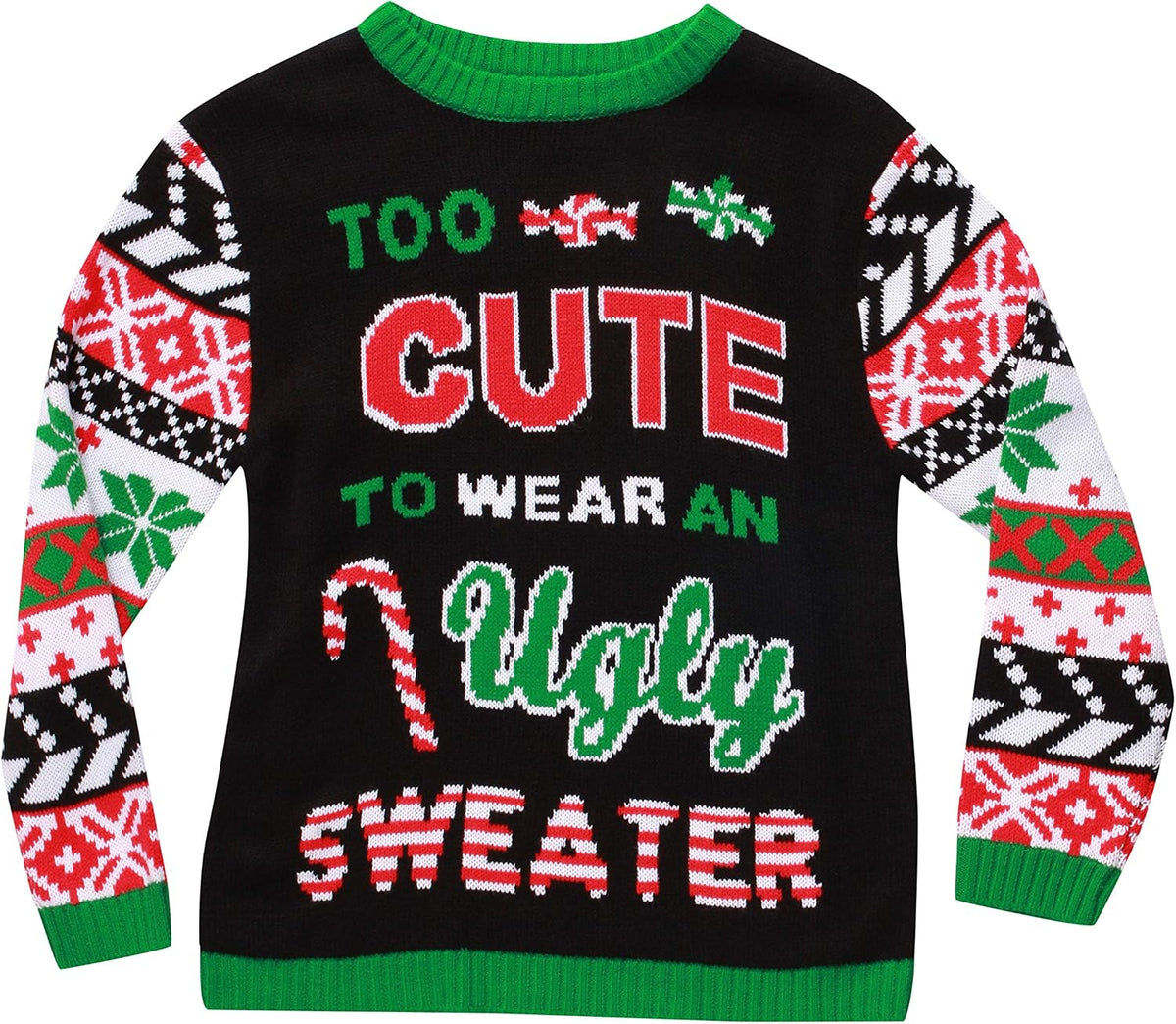 #followme Ugly Christmas Sweater for Girls Holiday Party Outfit