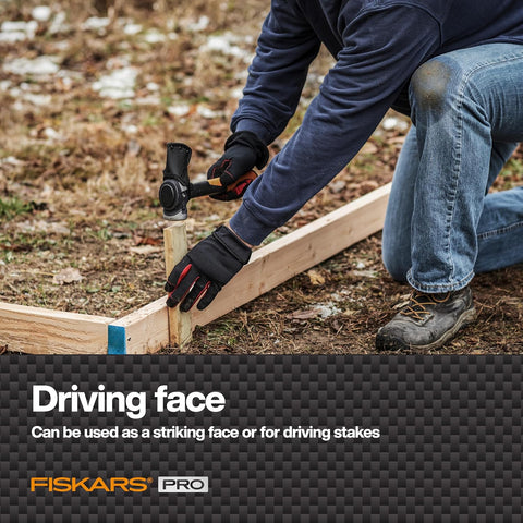 Fiskars Pro IsoCore 2.5 lb Splitting Maul, 14" Wood Splitter Axe