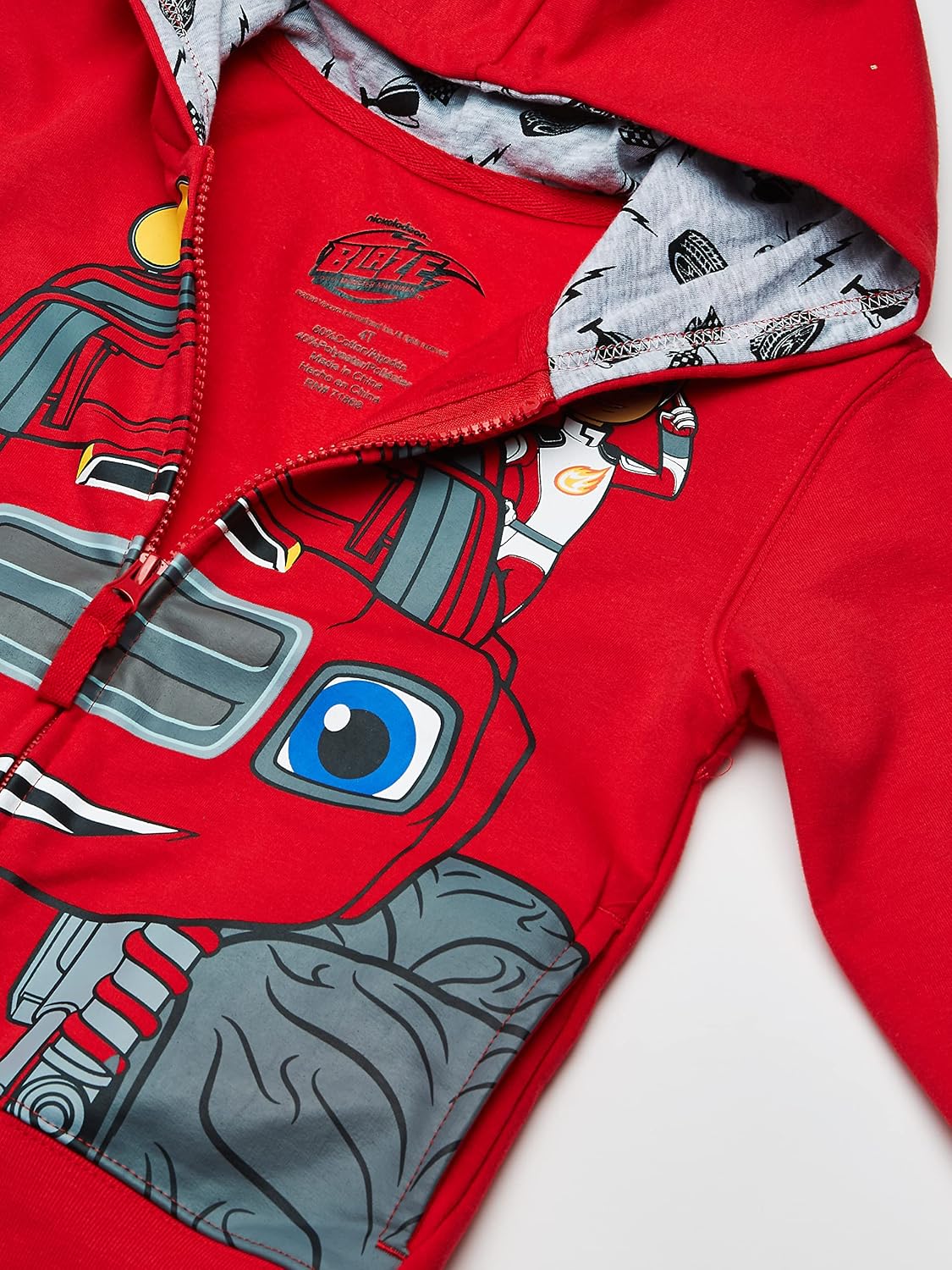 Nickelodeon Boys' Blaze and the Monster Machines Lets Blaze Hoodie