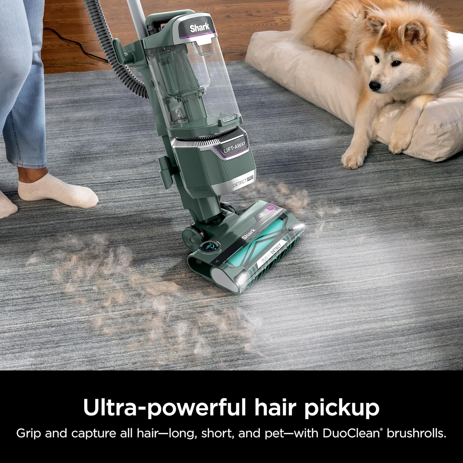 Shark Detect Pro Lift-Away ADV Vacuum, DuoClean Detect, Evergreen, LA802