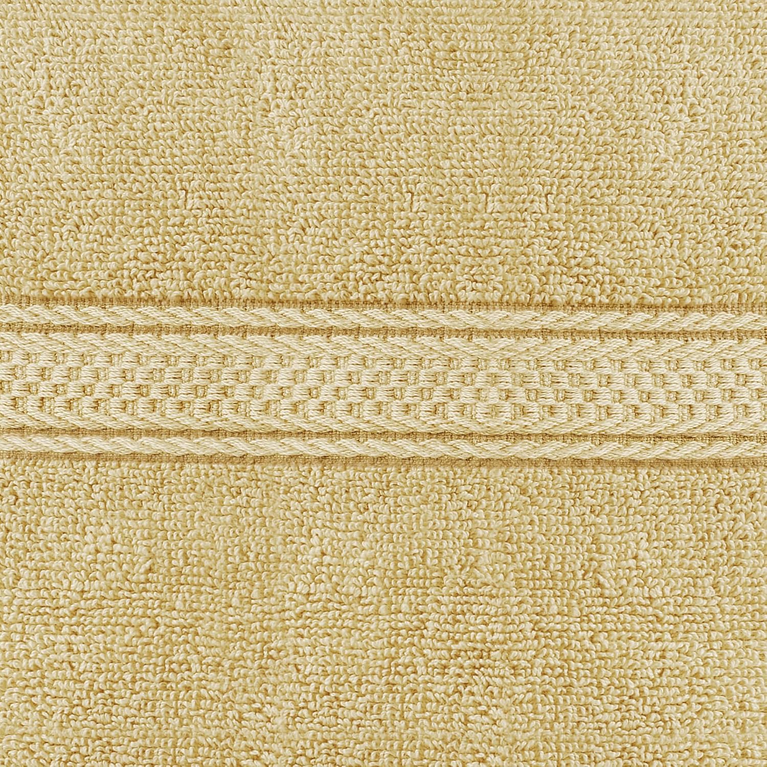 Utopia Towels 6 Pack Premium Hand Towels, 16x28 in, 600 GSM Cotton, Beige