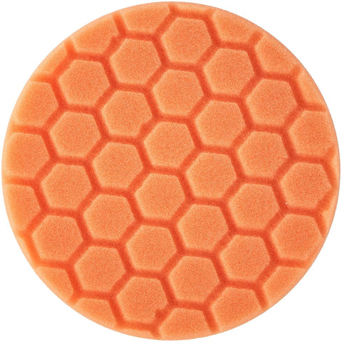 Chemical Guys, Hex-Logic Medium-Heavy Cutting Foam Pad, Orange, 5.5 inch