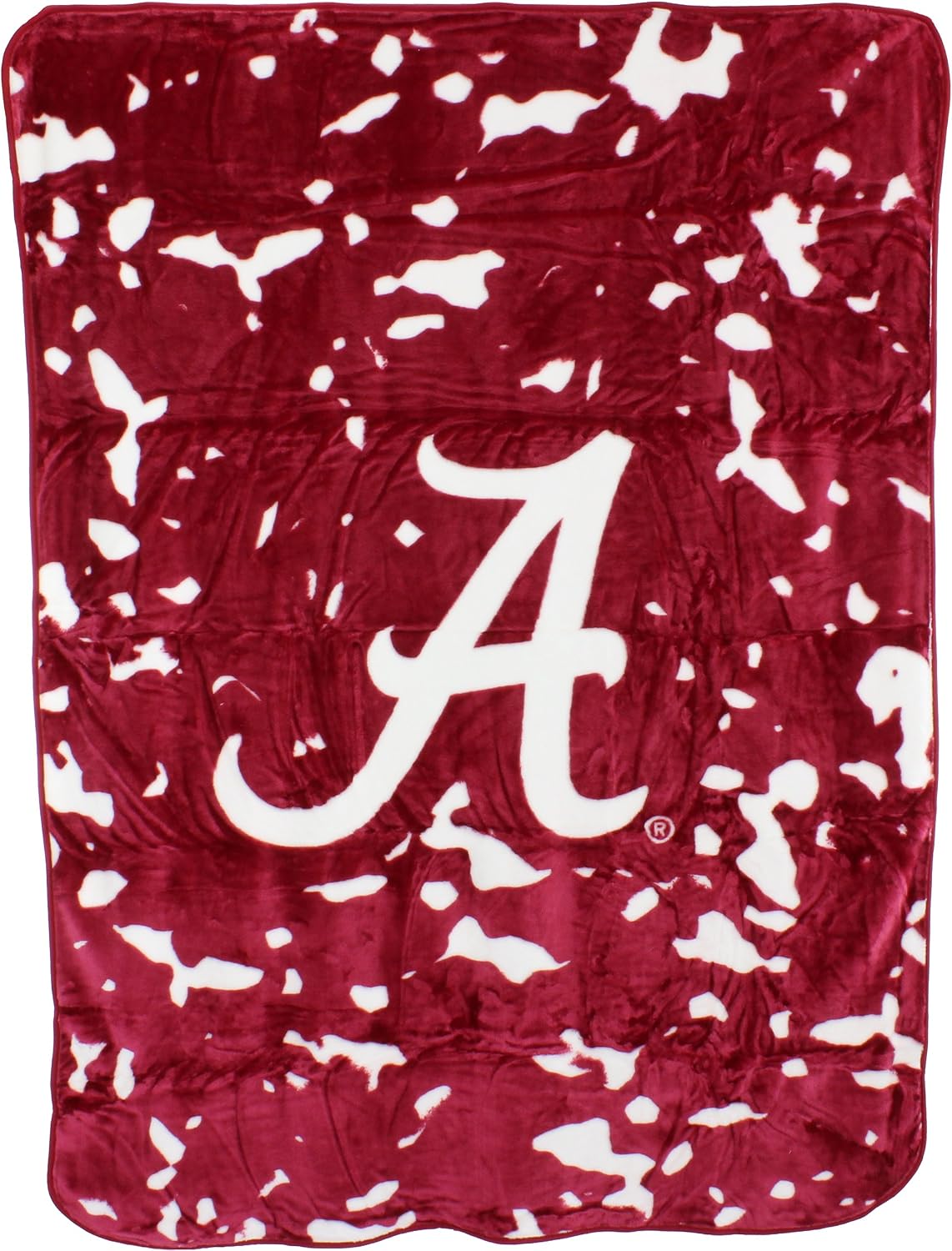 College Covers Everything Comfy Nebraska Cornhuskers Soft and Warm Huge Raschel Throw Blanket, 86" x 63"