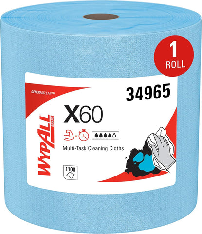 WypAll GeneralClean X60 Multi-Task Cleaning Cloths, 1100 Towels (34965)