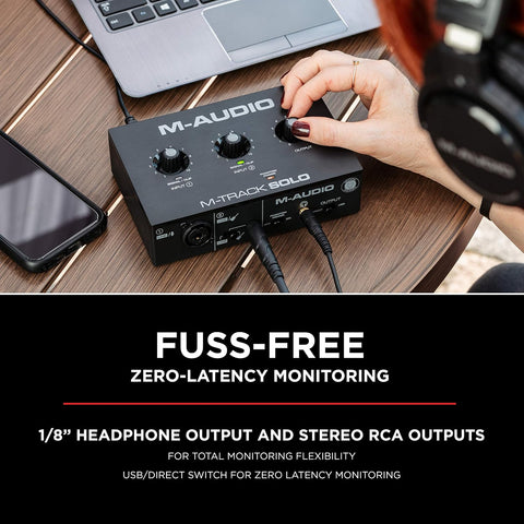 M-AUDIO M-Track Solo USB Audio Interface