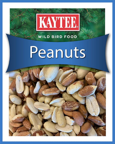 Kaytee Shelled Peanuts for Woodpeckers, Nuthatches, Jays, Towhees, Cardinals, Indigo Buntings & Other Wild Birds, 10 Pound (Pack of 2)