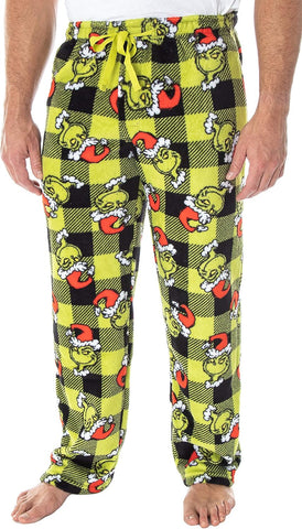 Dr. Seuss Pajamas Men's How the Grinch Stole Christmas! Pajama Pants