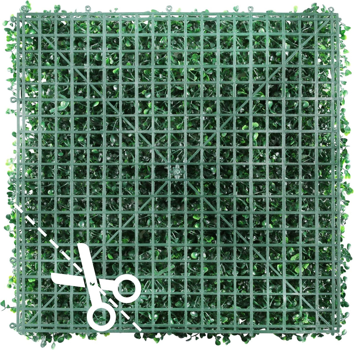 Sunnyglade 12 Pieces 20"x 20" Artificial Boxwood Panels Topiary Hedge Plant