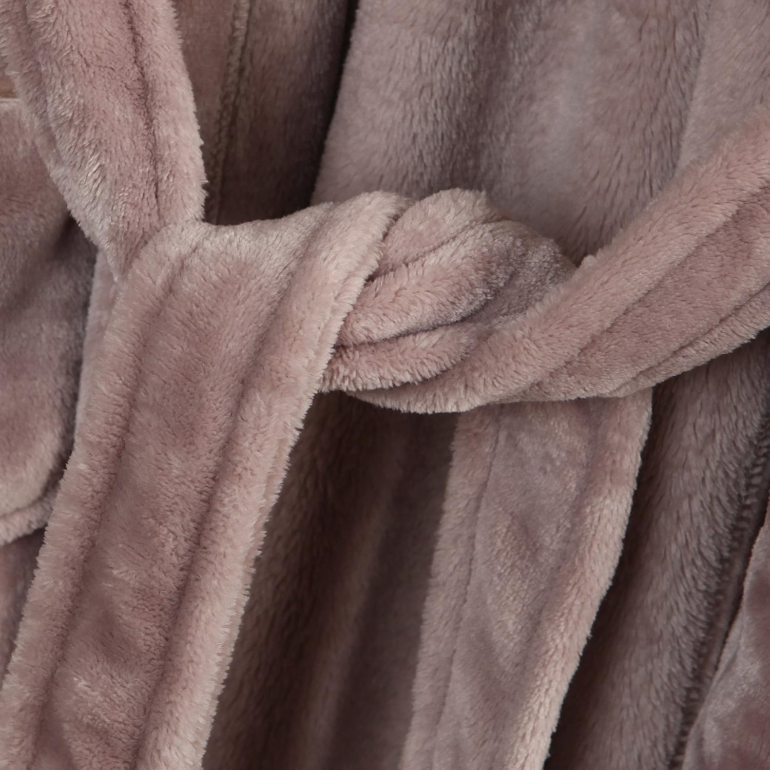 Richie House Women's Plush Soft Warm Fleece Bathrobe Robe RH1591