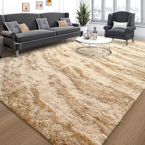 Tepook Soft Fluffy Rugs for Living Room, 5x8 Shaggy Area Rug for Bedroom