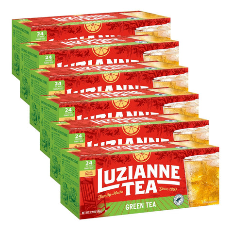 Luzianne Green Tea Bags 24 Count (Pack of 6)