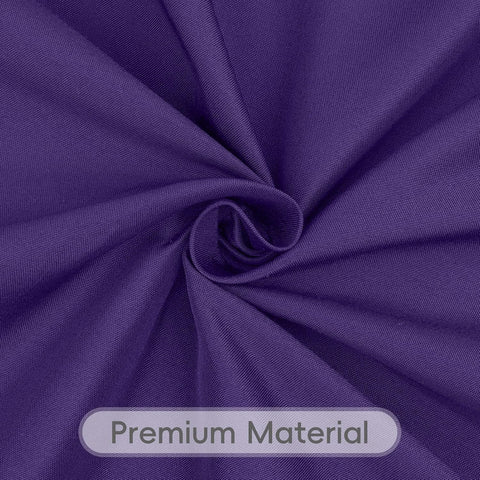 8 Pack Purple Tablecloth 60 x 126 Inch Rectangle For 8 Foot Tables