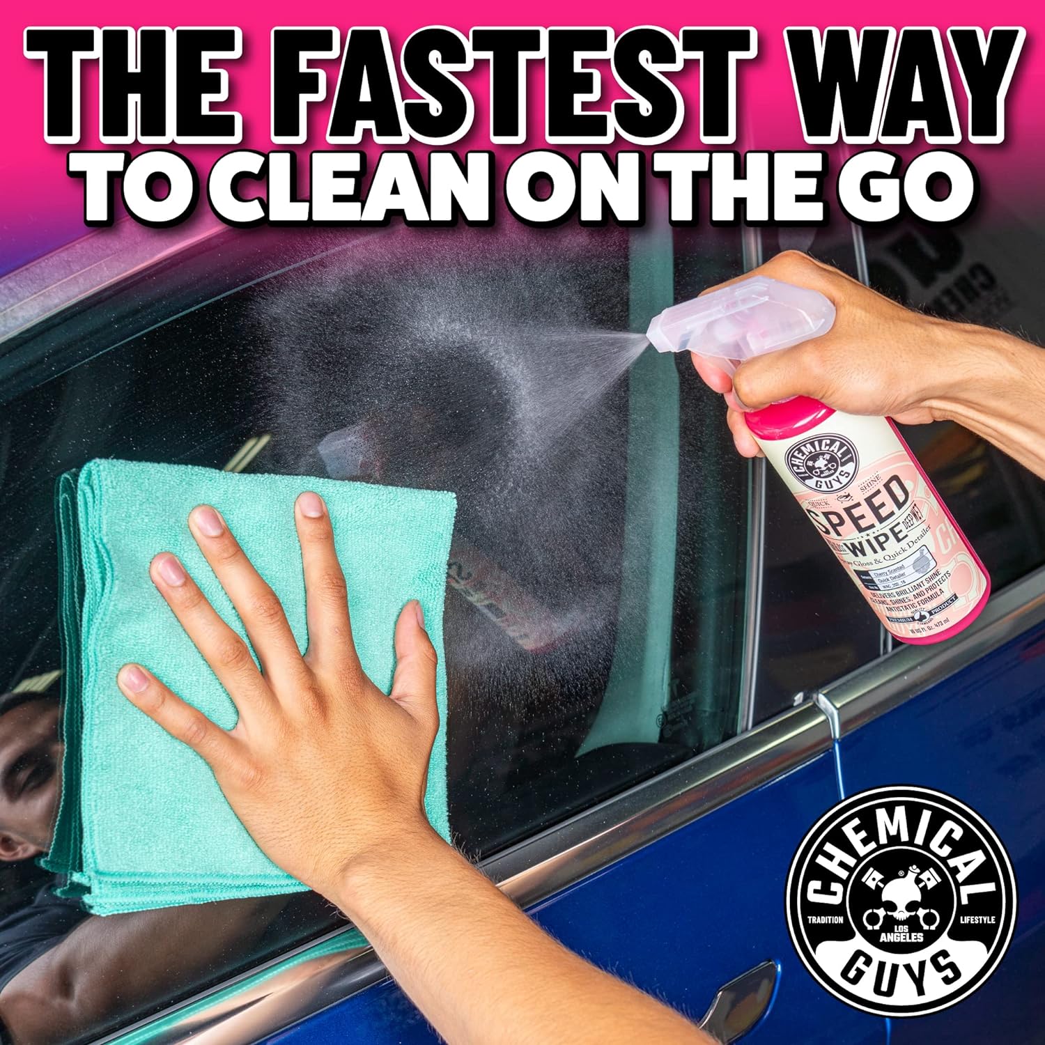 Chemical Guys, Speed Wipe Quick Detailer Spray, High Gloss Shine, 16 oz