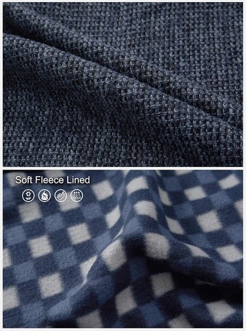 Gioberti Boy's Knitted Full Zip Cardigan Sweater with Soft Brushed Flannel Lining